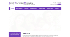 Desktop Screenshot of familycounselingassociatesinc.com